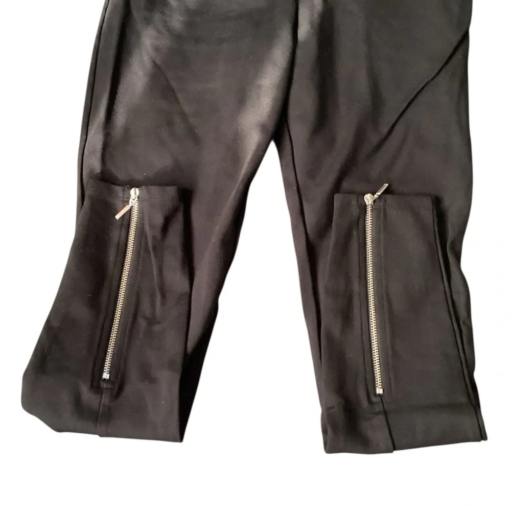 Armani exchange black women’s pants with leg zippers - Picture 3 of 3